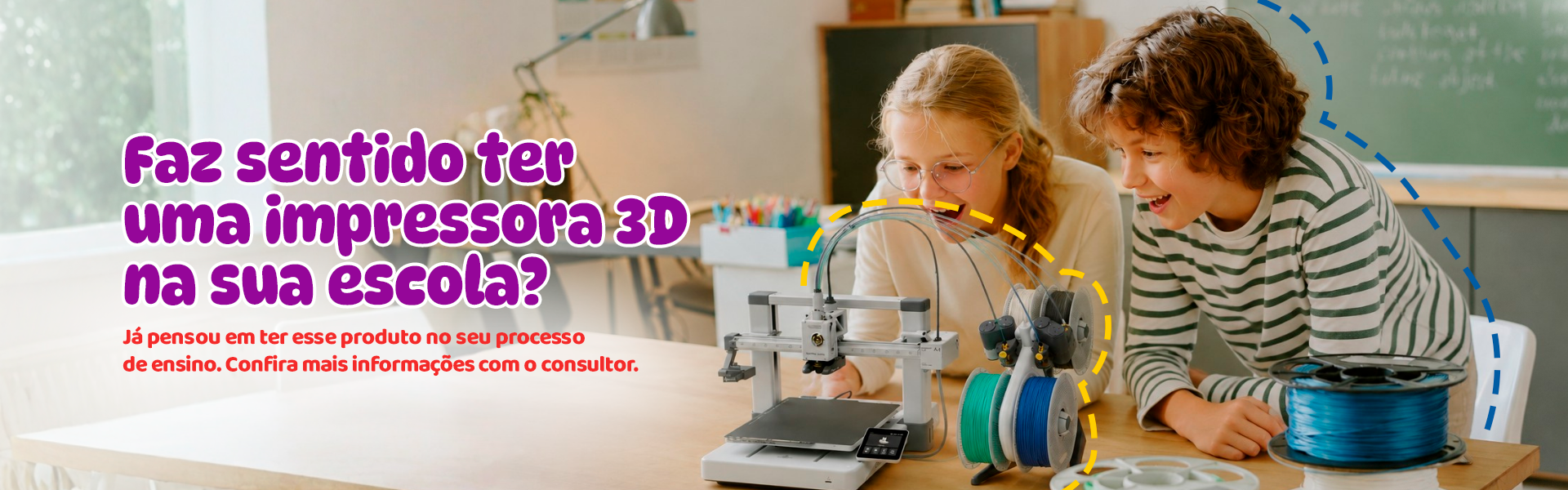 Banner Impressora 3D Bambulab